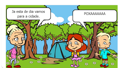 Bia e seu irmao Pedro estao animados para o dia de hoje porque eles vao conhecer a fazenda da avo deles