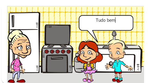 Bia e seu irmao Pedro estao animados para o dia de hoje porque eles vao conhecer a fazenda da avo deles