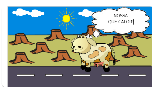 São em dias muito quentes que sentimos a falta de uma arvore.