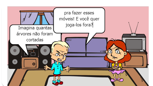 São em dias muito quentes que sentimos a falta de uma arvore.