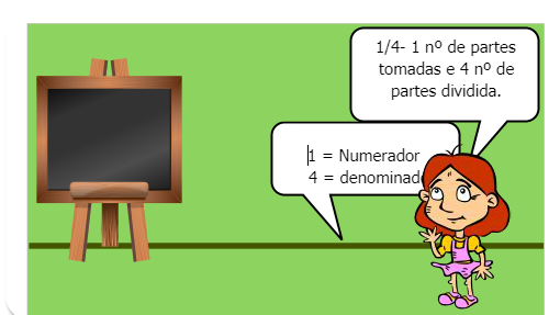 Raíssa começa a ensina João tudo a matéria sobre fração<br />
