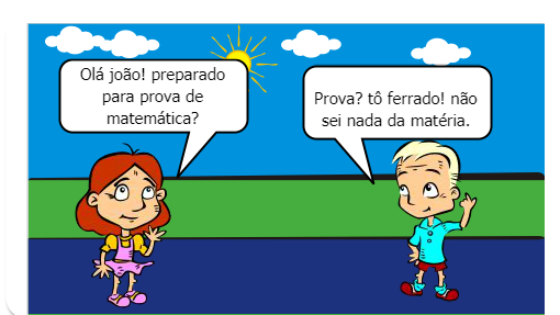 Raíssa começa a ensina João tudo a matéria sobre fração<br />
