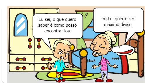 Vamos caulcular m.d.c