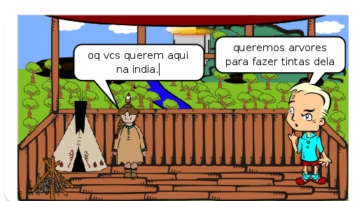 Quando aqui, encontraram os povos com culturas, costumes, organização social e línguas totalmente diferentes do que conheciam na Europa, na África e no Oriente, os portugueses ficaram surpresos. 