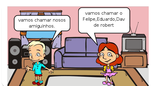 Esse gibi fala sobre a chegada de Portugal ao Brasil 