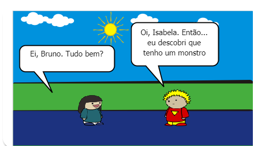 Que monstro é esse na minha barriga? 