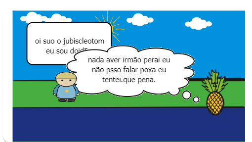 Trabalho escolar para feira literária. Professora Jane. turma 502. Aluna: Sophia Agnes