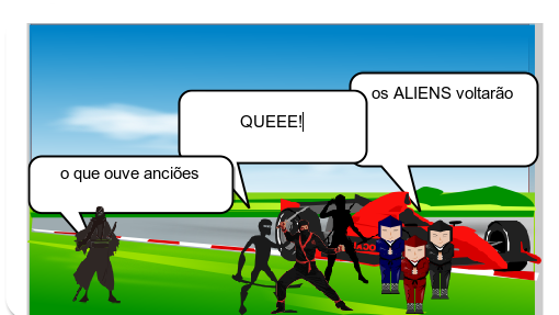 E baseado no antigo gibi ninjas vs aliens 1 mas agora tem a honra de apresentar ninjas vs aliens 2.0
