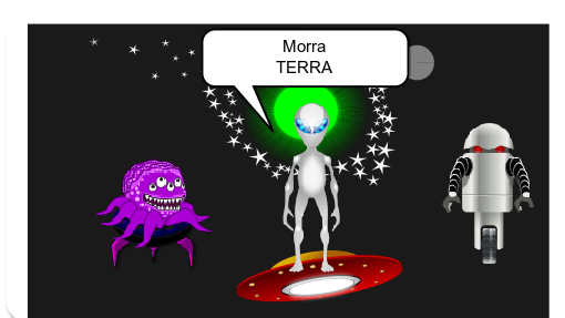 E baseado no antigo gibi ninjas vs aliens 1 mas agora tem a honra de apresentar ninjas vs aliens 2.0
