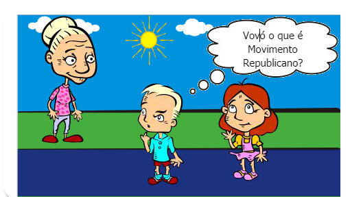 É uma história onde Ana e seus amigo buscam saber o que é o movimento republicanos que os adultos tanto falam.