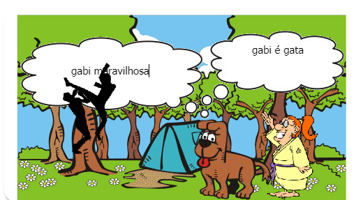 a gabi é maravilhosa muito gata gosta de chocolate e muito dinheiro 