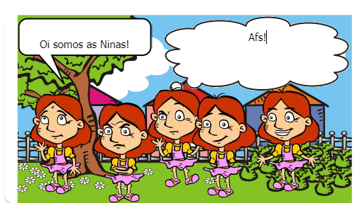 As Ninas são 7 irmãs que são muito maluquinhos.