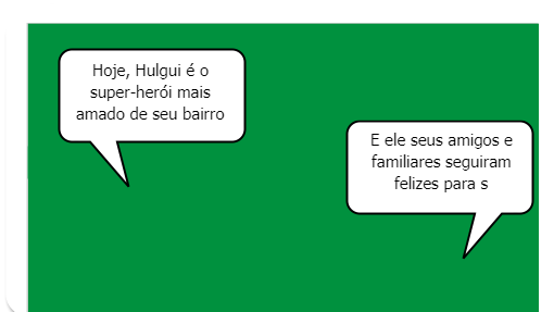 Hulgui era uma criança muito criativa que gostava muito de brincar todos os dias. 