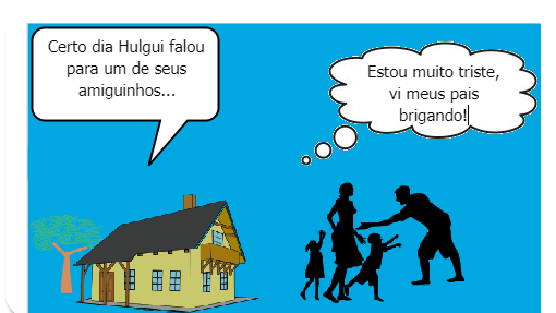 Hulgui era uma criança muito criativa que gostava muito de brincar todos os dias. 