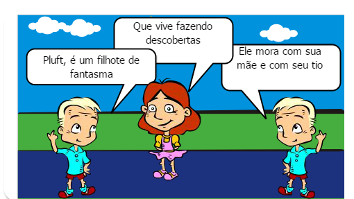 Pluft, o fantasminha em quadrinhos.