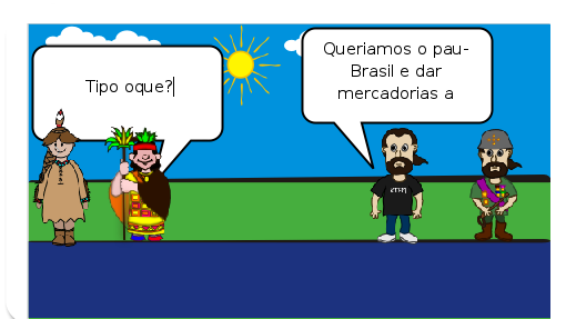 Depois da Espanha e Portugal se lançarem ao mar para explorar novas rotas para a Índia e se perderam e chegaram na América também acharam os índios. 