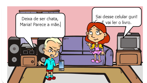 Trata-se de um menino que não gostava de ler, só queria saber das suas tecnologias (celular, tablet e computador). Até que sua irmã teve uma brilhante ideia para que ele se interessasse pela literatura.