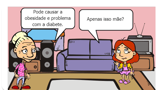 Como uma barra de chocolate pode fazer mal a saúde.