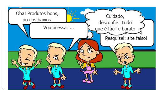 No Facebook, coisa comum nas redes sociais, aparecem muitos anúncios. Certo dia, à noite, por necessidade de adquirir uma TV nova, 