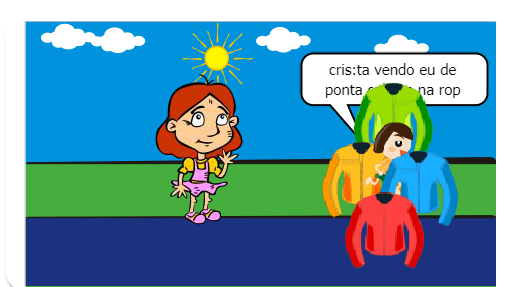 a peça mae e filha  tudu encomendado em um pacote num canal muito divertido e animado julia minegirl