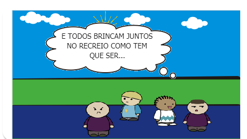 Uma dupla de garotos na escola não aceitam a chegada do novo colega de classe.