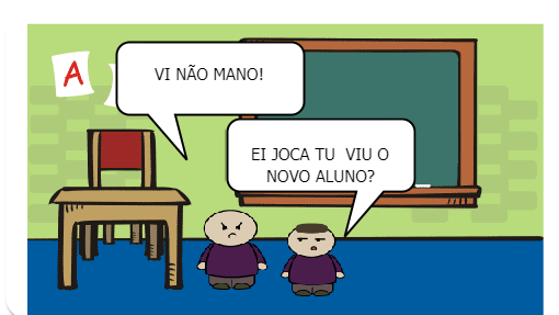 Uma dupla de garotos na escola não aceitam a chegada do novo colega de classe.