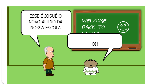 Uma dupla de garotos na escola não aceitam a chegada do novo colega de classe.