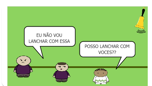Uma dupla de garotos na escola não aceitam a chegada do novo colega de classe.