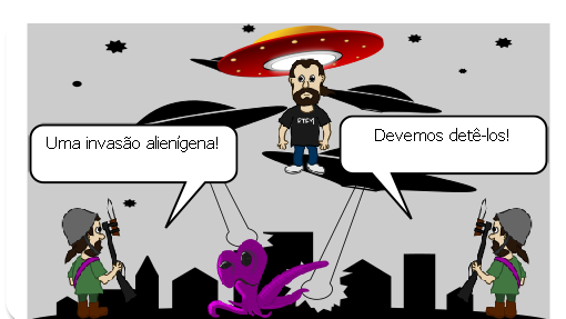 Homem é abduzido