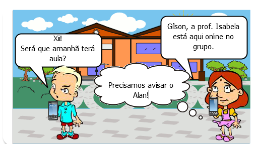 ALUNO OLINE E ALUNO OFFLINE