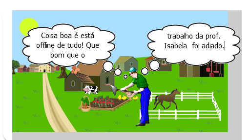 ALUNO OLINE E ALUNO OFFLINE