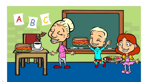 A colônia de férias divertida