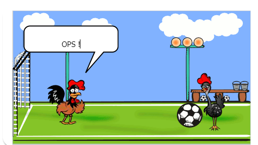 O primeiro jogo do frangueiro