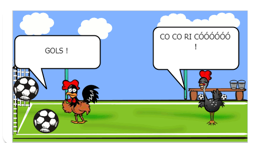 O primeiro jogo do frangueiro