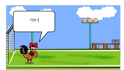 O primeiro jogo do frangueiro
