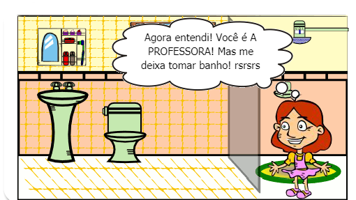 Gibi educativo, que de uma forma divertida explica o que é mastite.