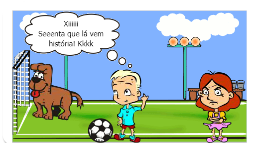 Gibi educativo, que de uma forma divertida explica o que é mastite.