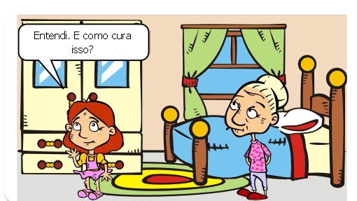 Gibi educativo, que de uma forma divertida explica o que é mastite.
