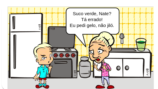 Nate entende errado.