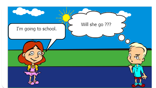 Going to school.