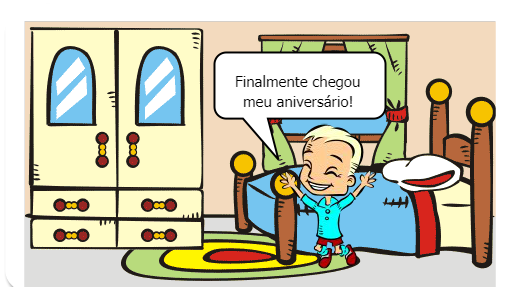 Gilberto acorda cedo alegre pelo seu aniversário mas aparentemente esqueceram dessa data especial.