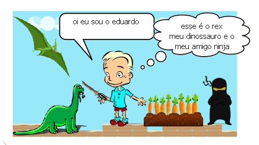 as aventuras imaginarias de um menino 