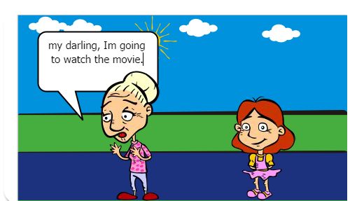 a neta pergunta  aonde a vó está indo