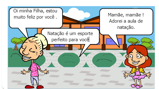 Minha Primeira Aula de Natação