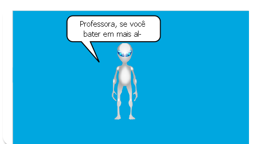 Chegando na sala de aula...