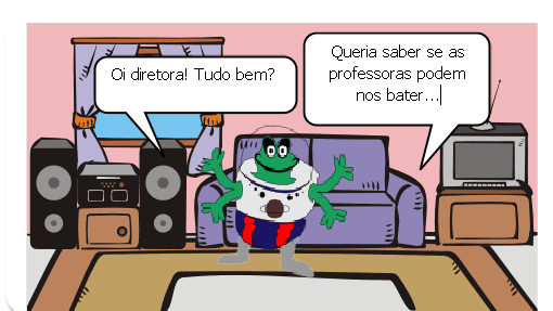 Chegando na diretoria...