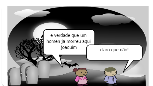 Ele veio do simiterio