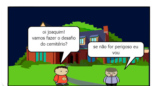 Ele veio do simiterio