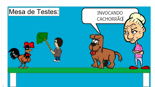 vovo ninja lutando com adversarios