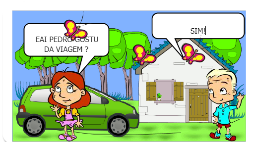 o grande dia de passeio